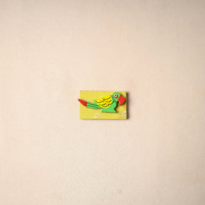 Handmade Fabart Wooden Magnet 66