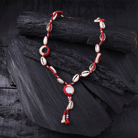 Lambani Thread, Mirror & Seashell Work Necklace 24