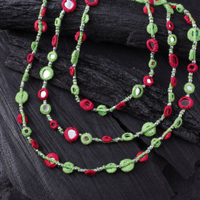 Lambani Thread & Mirror Work Necklace 25