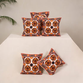 Multicolor - kutch aari hand embroidery cushion cover (set