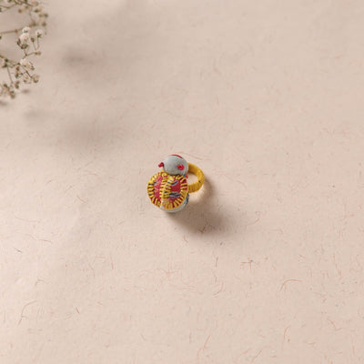 Tortoise - Handmade Fab Artwork Ring 05