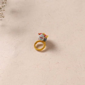 Tortoise - Handmade Fab Artwork Ring 05