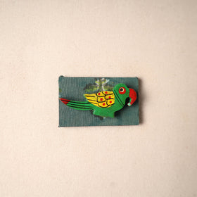 Multicolor - Handmade Fabart Wooden Magnet 69