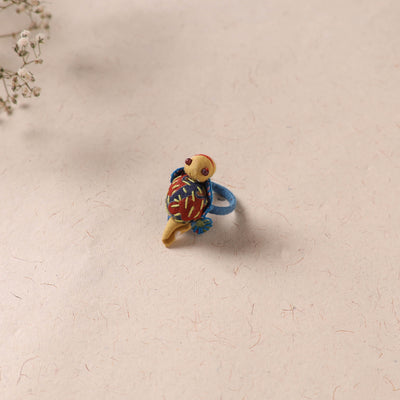 Tortoise - Handmade Fab Artwork Ring 06