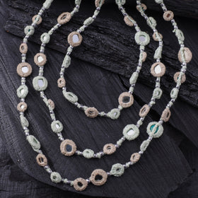 Lambani Thread & Mirror Work Necklace 28