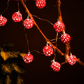 Greenkraft Full Moon Handcrafted Bamboo String Light (3M) 43