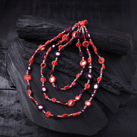 Lambani Thread & Mirror Work Necklace 29