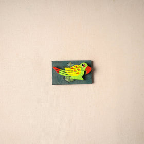 Multicolor - Handmade Fabart Wooden Magnet 70