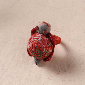 Tortoise - Handmade Fab Artwork Ring 08
