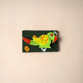 Multicolor - Handmade Fabart Wooden Magnet 71