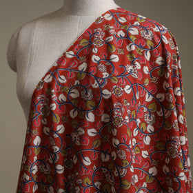 Red - Kalamkari Printed Cotton Fabric 29