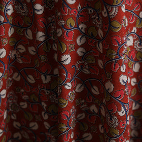Red - Kalamkari Printed Cotton Fabric 29