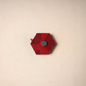 Multicolor - Handmade Fabart Wooden Magnet 72