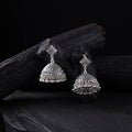 Ishani German Silver Jhumka Earrings 02
