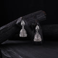 Aarohi German Silver Jhumka Earrings 01