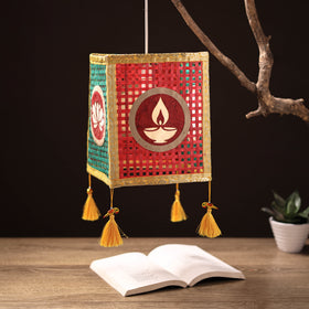 Greenkraft Diya Handcrafted Bamboo Lantern for Home Decor 09
