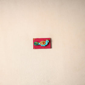 Multicolor - Handmade Fabart Wooden Magnet 77