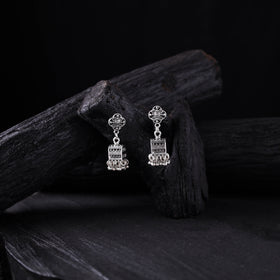 Vasudha German Silver Jhumka Earrings 06