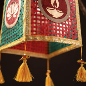 Greenkraft Diya Handcrafted Bamboo Lantern for Home Decor 09