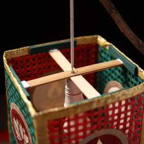 Greenkraft Diya Handcrafted Bamboo Lantern for Home Decor 09
