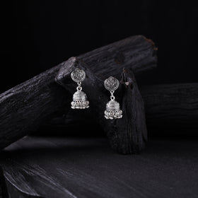 Ragini German Silver Jhumka Earrings 08