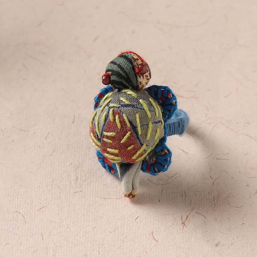 Tortoise - Handmade Fab Artwork Ring 23