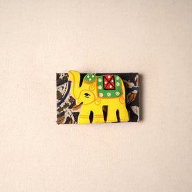 Multicolor - Handmade Fabart Wooden Magnet 79