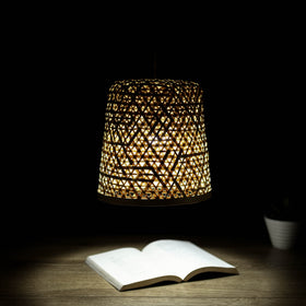 Greenkraft Lurelle Handcrafted Bamboo Lampshade for Home Decor 46