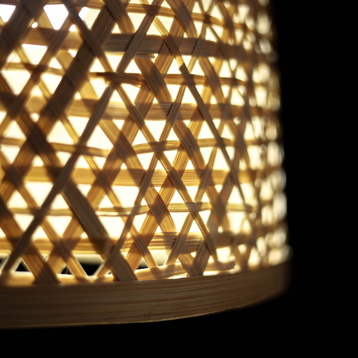 Greenkraft Lurelle Handcrafted Bamboo Lampshade for Home Decor 46