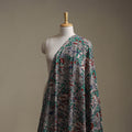 Green - Kalamkari Printed Cotton Fabric 37