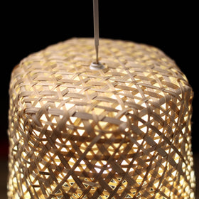 Greenkraft Lurelle Handcrafted Bamboo Lampshade for Home Decor 46