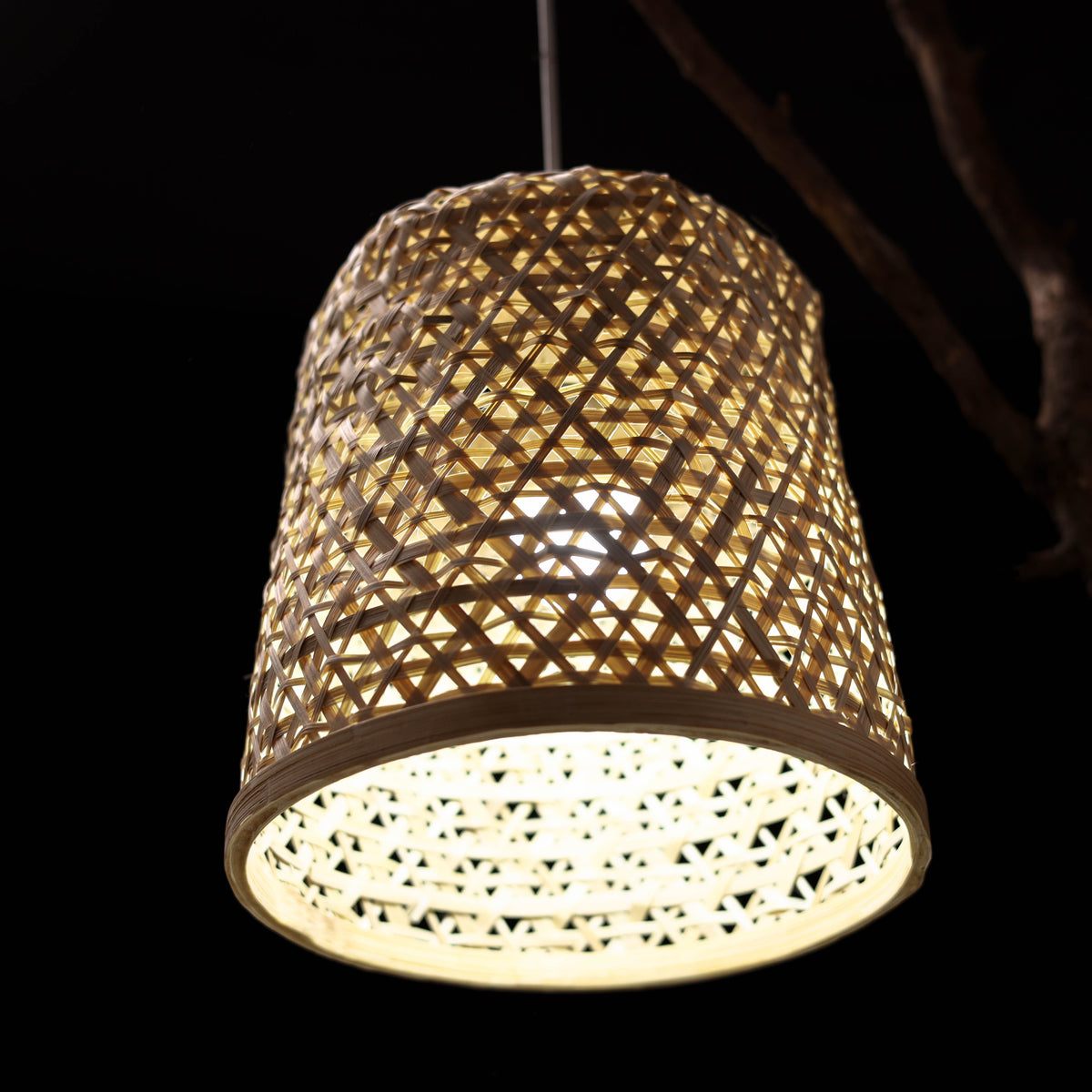 Greenkraft Lurelle Handcrafted Bamboo Lampshade for Home Decor 46