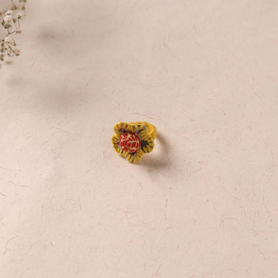 Flower - Handmade Fab Artwork Ring 27