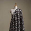 Black - Kalamkari Printed Cotton Fabric 39