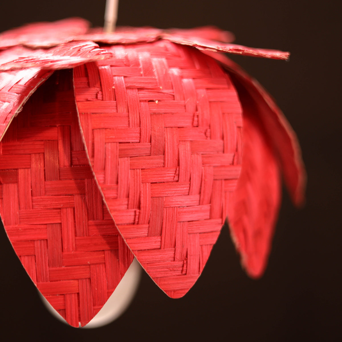 Greenkraft Lotus Handcrafted Bamboo Lantern for Home Decor 38