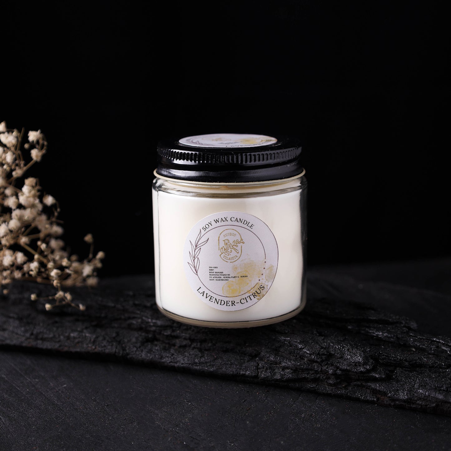 Lavender Citrus Soy Wax Candle 100ml