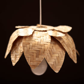 Greenkraft Lotus Handcrafted Bamboo Lantern for Home Decor 39