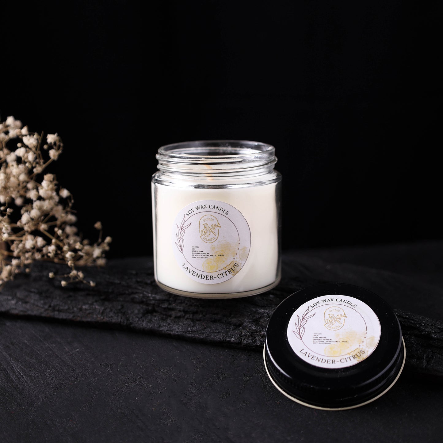 Lavender Citrus Soy Wax Candle 100ml