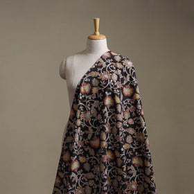 Black - Kalamkari Printed Cotton Fabric 42
