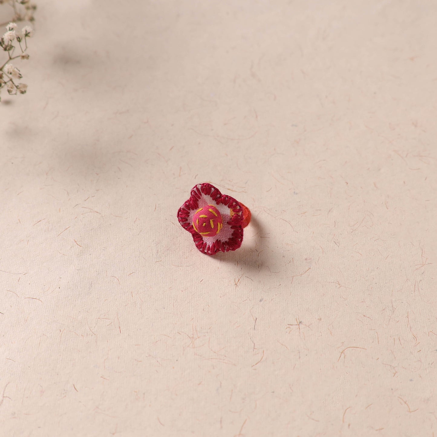 Flower - Handmade Fab Artwork Ring 32