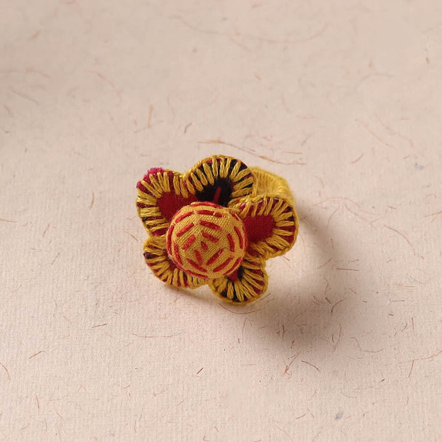 Flower - Handmade Fab Artwork Ring 33