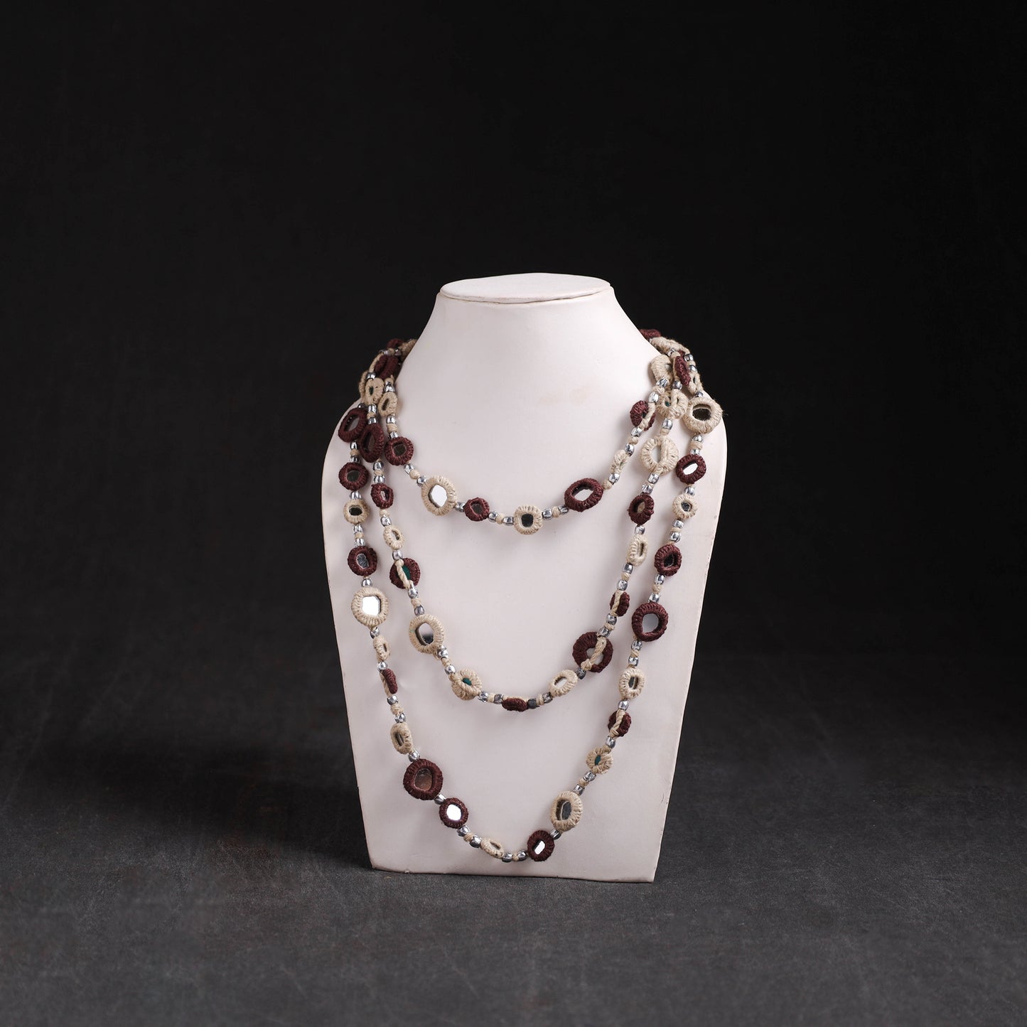 Lambani Thread & Mirror Work Necklace 30