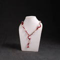 Lambani Thread, Mirror & Seashell Work Necklace 24