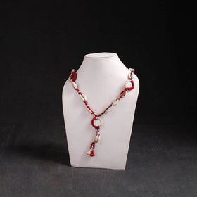 Lambani Thread, Mirror & Seashell Work Necklace 24