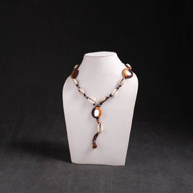 Lambani Thread, Mirror & Seashell Work Necklace 22