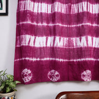 Purple - Tie & Dye Cotton Shibori Curtain for Window (Set of 2) 24