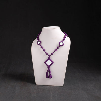 Lambani Thread & Mirror Work Necklace 21