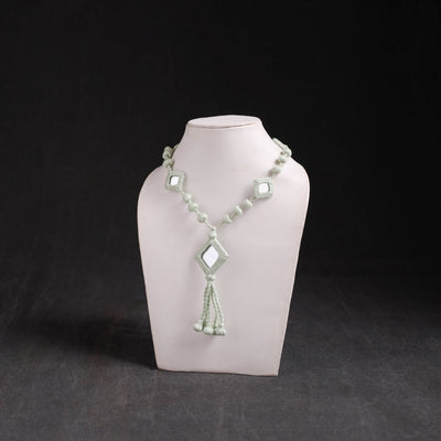 Lambani Thread & Mirror Work Necklace 19