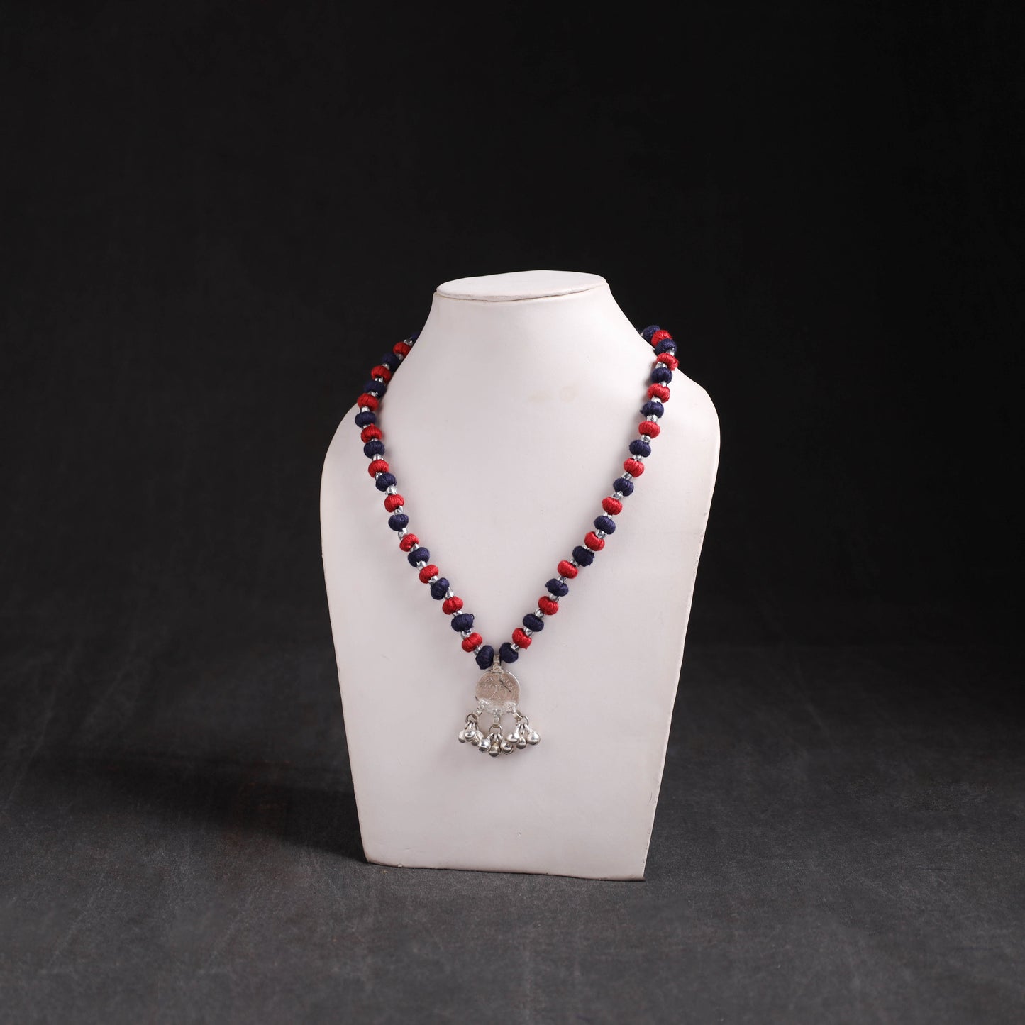 Lambani Threadwork Coin Pendant Necklace 17