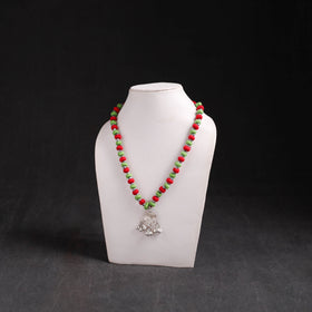 Lambani Threadwork Coin Pendant Necklace 16